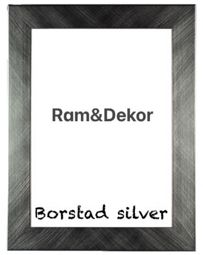 "Platt" Svart/Vit/Brun/Guld/Silver/Borstad Silver 22-15 - Bild 5