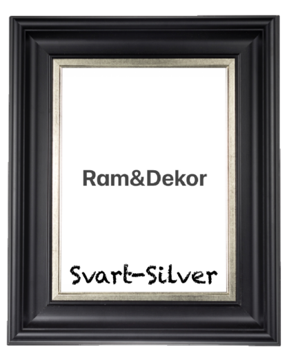 "Djup" Svart/Vit/Svart-silver 57-34 - Bild 3